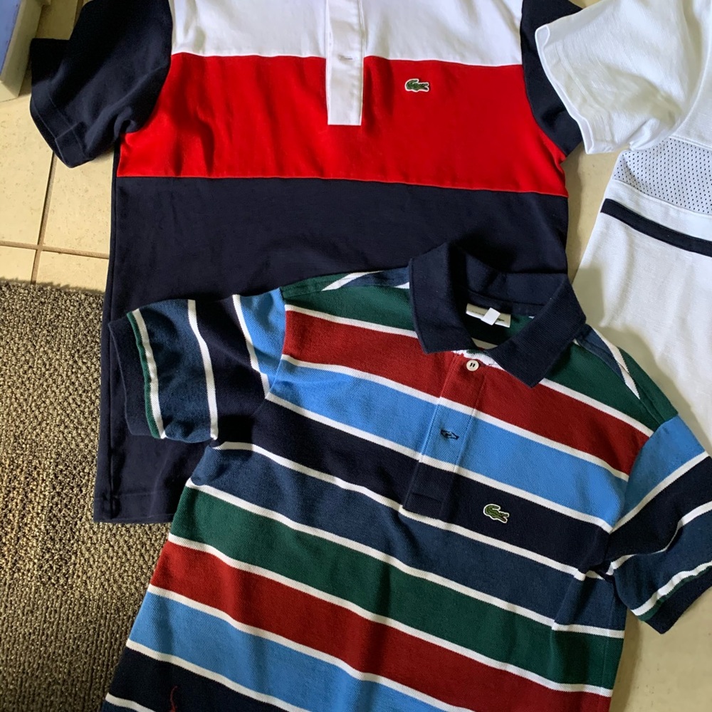Lacoste boys Polo size 12 youth